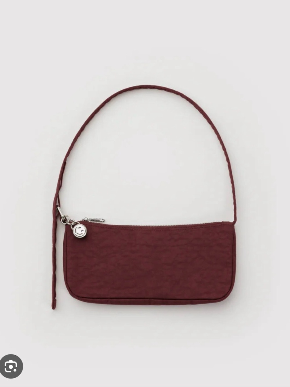BAGGU Mini Shoulder Bag in Mahogany